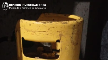 Recuperaron una garrafa de gas sustraída