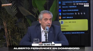 “No existe”: Fernández habló sobre “el video del ascensor” de Casa Rosada