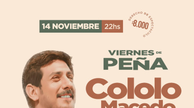 Cololo Macedo continúa los festejos por sus 25 años de carrera musical