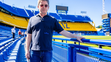 Noel Gallagher fue a visitar La Bombonera antes de los shows de Oasis en Buenos Aires