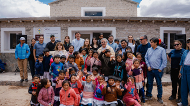 Jalil inauguró el nuevo SUM en Aguas Calientes que reforzará servicios en la zona