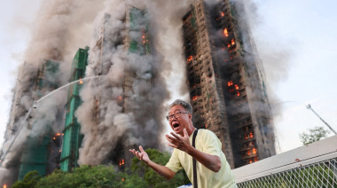 Hong Kong: se incendiaron siete torres, al menos 36 muertos y más de 270 personas desaparecidas