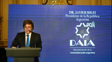 Javier Milei: "En Argentina tenemos tolerancia cero con el antisemitismo"