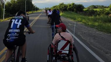 Biciperegrinación inclusiva llega a honrar a la Virgen del Valle