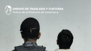 Policías trasladaron a una persona requerida por la Justicia desde la Provincia de Salta hacia esta Ciudad Capital