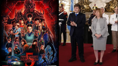 Netflix lanzó un avance de Stranger Things con guiños a Bullrich y Milei