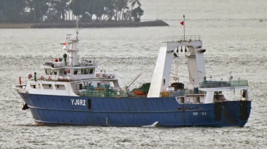 Prefectura detectó a un buque extranjero pescando ilegalmente en la Zona Económica Exclusiva