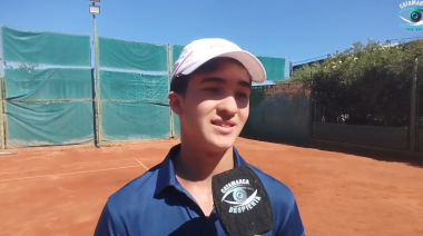 Malek Nassif, el joven tenista catamarqueño que pisa fuerte a nivel nacional