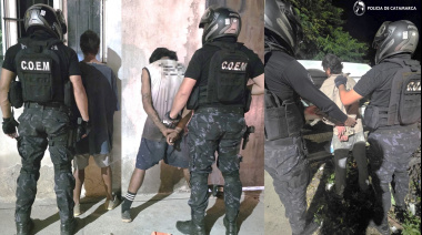 Amplio operativo policial: 16 arrestados y vehículos secuestrados