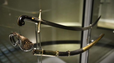 El sable corvo de San Martín llegó a San Lorenzo tras una emotiva despedida