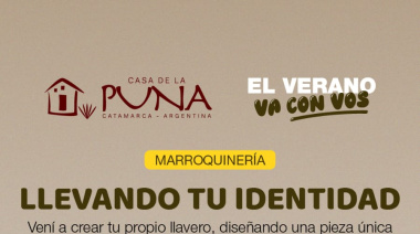 Taller gratuito de marroquinería para toda la familia en Casa de la Puna