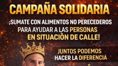 Baltazar “El Rey Mago” Noria lanzó una campaña para ayudar a personas en situación de calle
