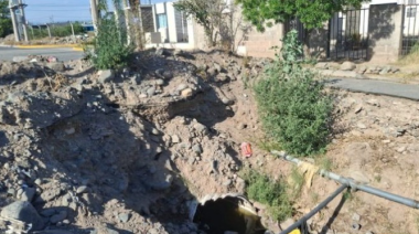 Repararon el "cráter" en el Loteo Fernández