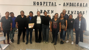 La ministra de Salud visitó Andalgalá y se reunió con el equipo del hospital zonal