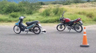 Choque entre dos motos en el barrio Antinaco: piden mayor señalización en la zona