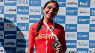 Maite Ovejero logró el primer podio para Catamarca en el Argentino de Ruta
