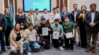Jóvenes de Santa María se certificaron en soldadura industrial para la minería