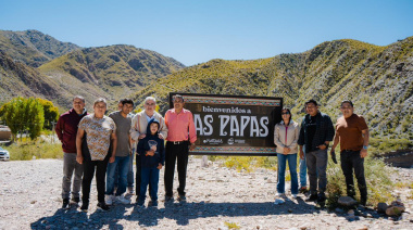 El Gobernador visitó Las Papas: inauguró obra de energía y apuesta al desarrollo turístico