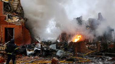 Ofensiva récord de Rusia sacudió Ucrania y dejó una estela de destrucción