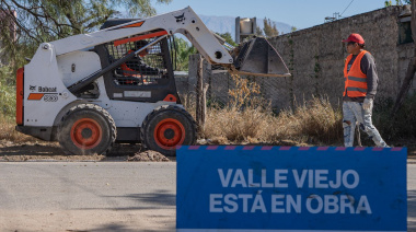 Continúan los trabajos de la red cloacal en Valle Viejo, cuatro frentes de obra activos entre el 23 y el 26 de junio