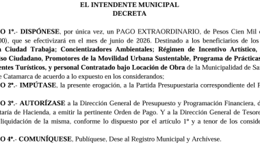 | LA MUNICIPALIDAD ANUNCIÓ UN PAGO EXTRAORDINARIO DE $100.000 🚨