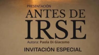 “Antes de irse: el umbral de la decisión” el nuevo libro de Licenciada Paola Di Giacomo