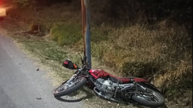 Un joven resultó lesionado tras protagonizar un siniestro vial en el Oeste de la Capital