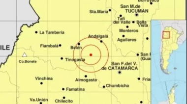TEMBLOR EN CATAMARCA: VECINOS REPORTAN UN MOVIMIENTO SÍSMICO