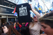 Marcha a Plaza de Mayo contra la condena a Cristina Kirchner