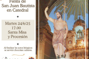 Celebraciones en honor de  San Juan Bautista en Catedral