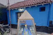 Inauguraron una Gruta en honor a la “Madre Generala del Valle” en la Comisaría Tercera