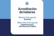 FECHAS DE ACREDITACIÓN DE HABERES DE LA ADMINISTRACIÓN PÚBLICA – JULIO 2025