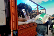 Apoyo a productores ganaderos de Laguna Blanca tras el temporal