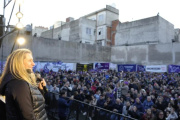 Karina Milei reapareció en público: "Vinimos para que no roben más"
