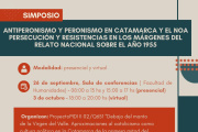 Simposio a 70 años del golpe cívico-militar de 1955: una revisión crítica desde Catamarca y el NOA