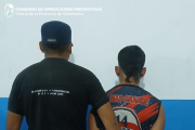 Personal policial aprehendió a un joven en la Capital