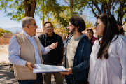 El Gobernador inició agenda en el Oeste con visita a obras en Santa María