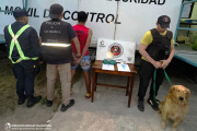 Detuvieron a un pasajero con cocaína y marihuana en un control en La Viña