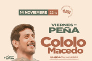 Cololo Macedo continúa los festejos por sus 25 años de carrera musical