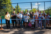 Con la presencia de Agustín Tapia, Las Juntas inauguró una cancha de pádel profesional