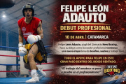 Felipe León Adauto debutará como boxeador profesional