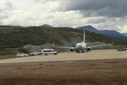 Avión del Departamento de Defensa de Estados Unidos aterrizó en Ushuaia