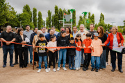 Inauguraron el Parque Los Álamos en Corral Quemado