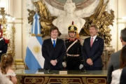Javier Milei le tomó juramento a Juan Bautista Mahiques como nuevo ministro de Justicia