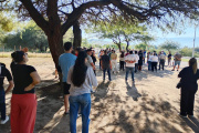 El movimiento Palestra coordinó un emotivo Vía Crucis en el Parque Adán Quiroga