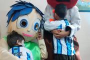 Policías y Administrativos participaron de una actividad social y solidaria con niños de Casa Cuna