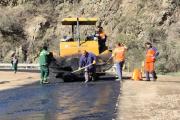 Vialidad Provincial y Vialidad Nacional avanzan con la pavimentación de un tramo clave de la Ruta Nacional 60