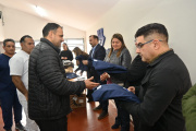 Salud entregó indumentaria al personal del Hospital San Juan Bautista