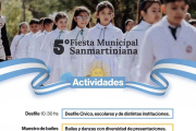 🎉🇦🇷 ¡Vivamos juntos la 5° Fiesta Municipal Sanmartiniana! 🇦🇷