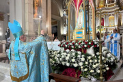 Misa y procesión en el cierre de la Fiesta de la Protección a 22 años del sismo